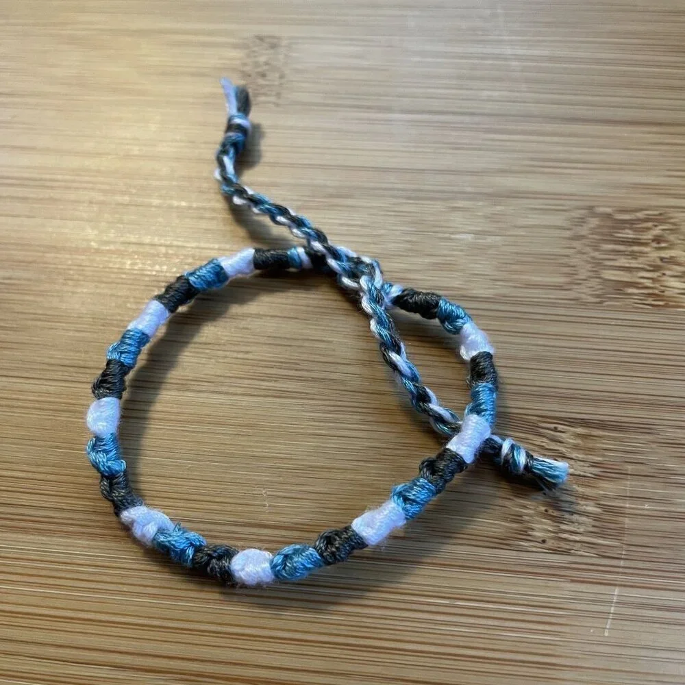 Ciara Bracelet, anklet, trendy, comfortable, tie, embroidery thread, woven, gift